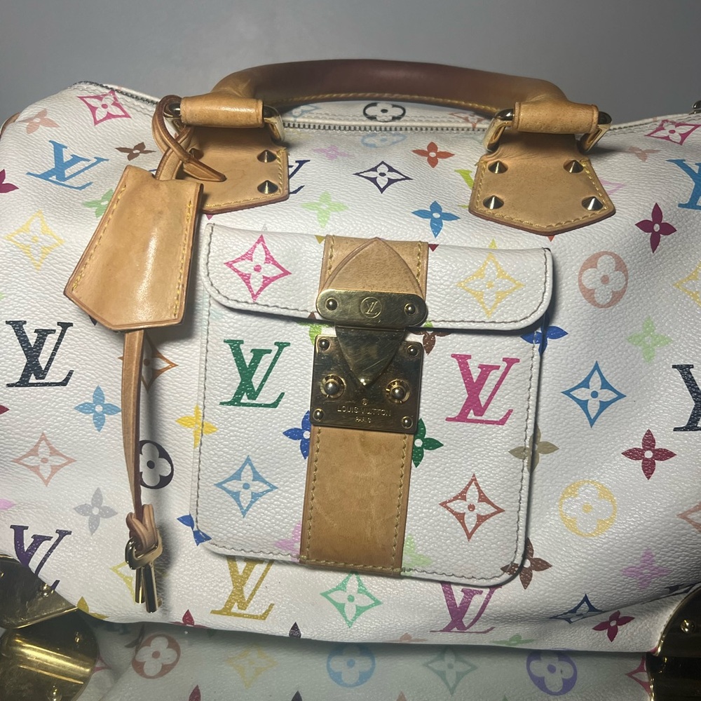LOUIS VUITTON | Multicolor Marakami Collab Monogram Speedy 2003 - Picture 5 of 7